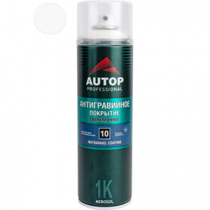 AUTOP №10 - Антигравийное покрытие Белое (650мл) СПРЕЙ