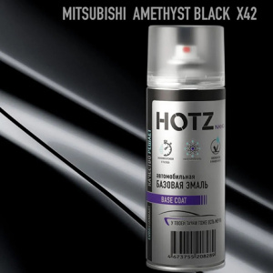 X42 HOTZ Mitsubishi Amethyst Black (Базовая эмаль) 520мл СПРЕЙ