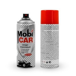 MobiCAR Грунт акриловый белый СПРЕЙ 520мл