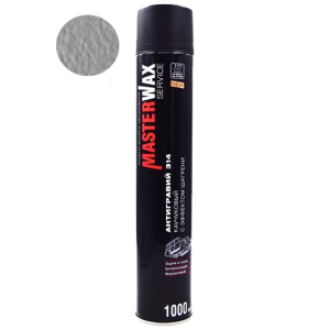 MasterWax Service Антигравий каучуковый с эффектом шагрени 314 аэрозоль 1000 мл серый