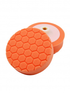 SUP Полир. круг на пластиковой основе М14, Оранжевый D150мм (Ребристый Ромб-Шестиуголный) Универсаль