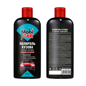 MobiCAR Полироль кузова с воском карнаубы, флакон  250 мл