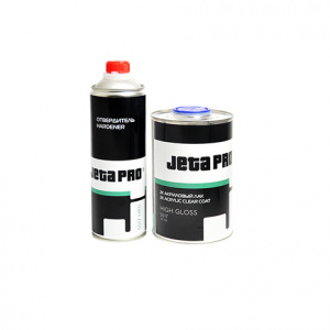 JETA Лак HIGH GLOSS HS SR (2:1)  Высокий блеск и повышенная прочность  (1+0.5л)   /6