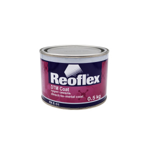 REОFLEX Грунт-эмаль Черная матовая (0,5кг)