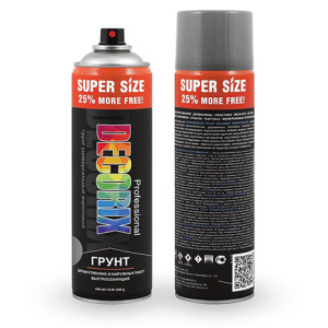 DECORIX Грунт ПРОФЕССИОНАЛЬНЫЙ СПРЕЙ (650мл) (серый)