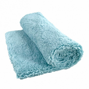 Shine Systems Edgeless Towel Blue – универсальная микрофибра без оверлока 40*40см, 400гр/м2, голубая