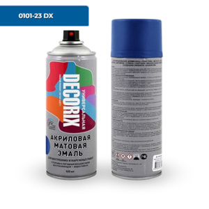 DECORIX Синий матовый СПРЕЙ 520мл (А23) 