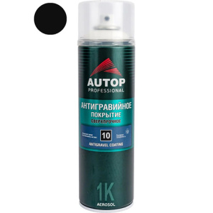 AUTOP №10 - Антигравийное покрытие Черное (650мл) СПРЕЙ