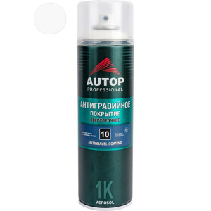 AUTOP №10 - Антигравийное покрытие Белое (650мл) СПРЕЙ