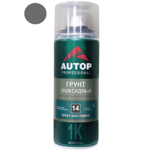 AUTOP №14 - Грунт эпоксидный для точечного ремонта Серый (650мл) СПРЕЙ