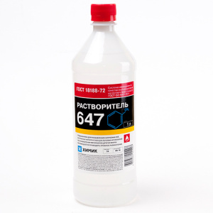 ХИМИК г. Луга 647 Растворитель (1л)