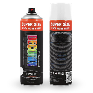 DECORIX Грунт ПРОФЕССИОНАЛЬНЫЙ СПРЕЙ (650мл) (белый)