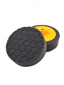 SUP Полир. круг на пластиковой основе М14, Черный D150мм (Ребристый Ромб-Шестиуголный) Мягкий
