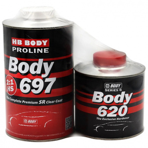 Лак BODY PROLINE 697 2:1 SR (5л)+ Отвердитель BODY PROLINE 620(2,5)