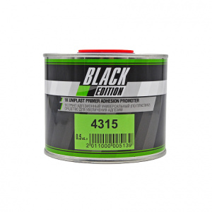 BLACK EDITION Грунт PLASTIC PRIMER по пластмассе (серо-серебристый) 0,5л