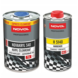 Novol Лак Novakryl MS (2+1) (540) Керамическ.быстрый (1л)+ H5140 отв.(0,5л)