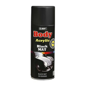 Body СПРЕЙ Краска черная матовая Black MAT (400мл)