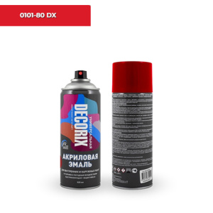DECORIX Огненно- Красный матовый СПРЕЙ 520мл (А80)