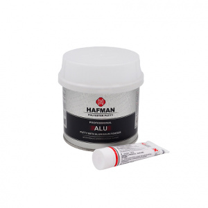 Шпатлевка Hafman ALU Silver 0.7кг+ОТВЕРДИТЕЛЬ