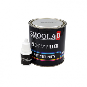 SMOOLAD Шпатлевка распыляемая POLYESTER FILLER 1,2 кг