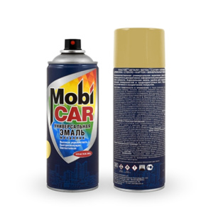 МоbiCAR Золото "Металлик" СПРЕЙ 520мл/240г (На 20% больше краски!!!)