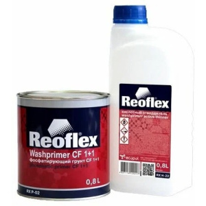 REOFLEX Грунт 2К Фосфатирующий+отв.Кислотный (0,8л+0,8л)