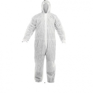 TOR Комбинезон защитный легкий спанбонд 40г/м2, открытая молния, цвет - белый(XХХL)