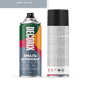 DECORIX Серый матовый СПРЕЙ 520мл (А45) 