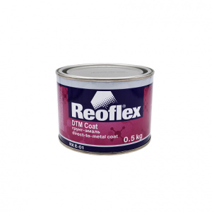REОFLEX Грунт-эмаль Черная матовая (0,5кг)