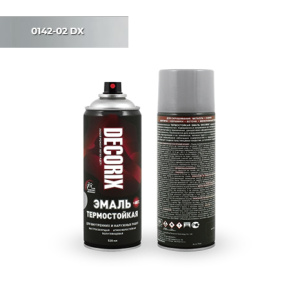 DECORIX Эмаль термостойкая +400 АЛЮМИНИЙ 520мл