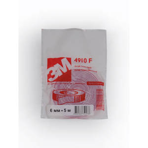 3M ПРОЗРАЧНАЯ лента 2-х сторонняя пенакрил.клеящая 0,8мм (06мм*5м)