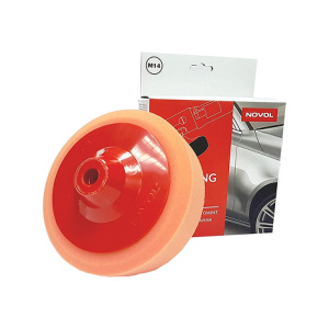 Novol  В-полир.круг на пластмасс. резьбе М14 D150х50 розовый(средний)