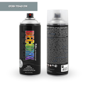DECORIX Эмаль RAL ПРОФЕССИОНАЛЬНАЯ Серое окно RAL7040