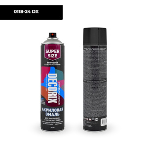 DECORIX Черный матовый СПРЕЙ 780мл