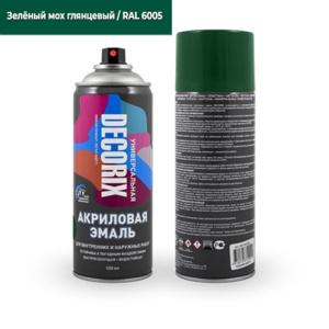 DECORIX Зелёный мох / RAL 6005 СПРЕЙ 520мл