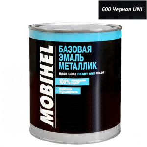 600 ЧЕРНАЯ UNI металлик Mobihel  Ж/Б