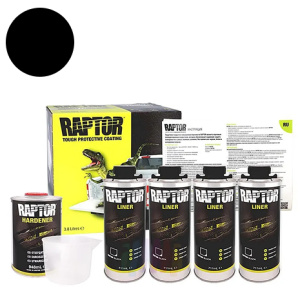 U-POL Raptor Защитное покрытие (черный) 2,85л.+0,95л отв. 