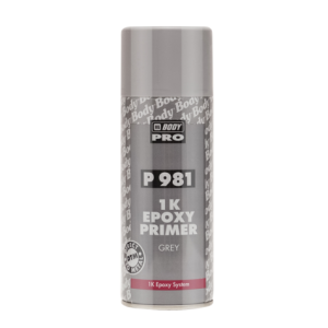 Body981 СПРЕЙ Грунт Эпоксидный (серый) PRO 1K EPOXY PRIMER (400мл)