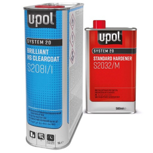 U-POL Комплект Лак HS 1,0 л.+отв. 500 мл