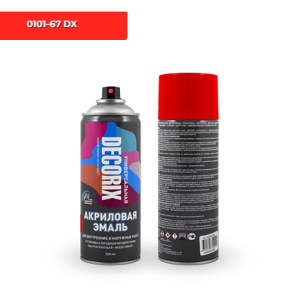 DECORIX Ярко-красный СПРЕЙ 520мл (А67)