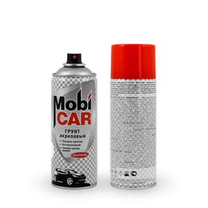 MobiCAR Грунт-эмаль по ржавчине «3 в 1» серебристый СПРЕЙ 520мл