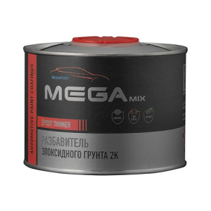MEGA MIX Разбавитель автомобильный для эпоксидного грунта, 500 мл