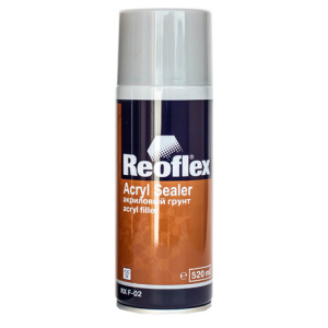 REOFLEX  Грунт 1К акриловый СПРЕЙ (серый) (520мл)