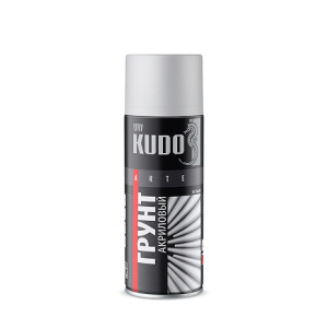 KUDO Грунт белый (акрил) 520мл СПРЕЙ