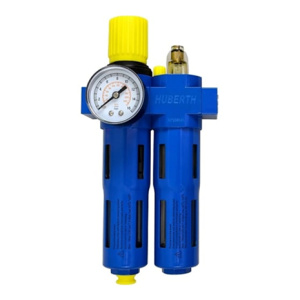HUBERTH Фильтр-лубрикатор с регулятором давления и манометром, 3150 л/мин, 16 бар, 1/2