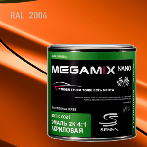 MEGA MIX АК-1331 2004RAL акрил Оранжевый  (840 мл)