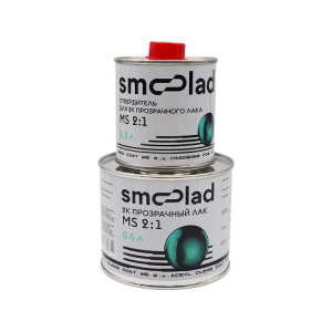 SMOOLAD 2К лак МS (лак 0,4л + ОТВЕРДИТЕЛЬ 0,2л)