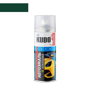 KUDO Глубоко-зеленый RAL 6005 (алкид) 520мл СПРЕЙ