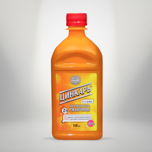 Преобразователь ржавчины ЦИНКАРЬ (флакон) (500мл) AGAT AVTO