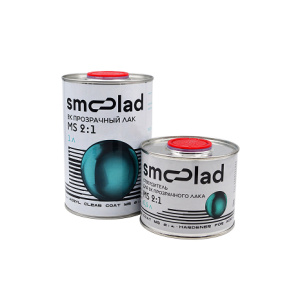  SMOOLAD 2К лак МS (лак 1л + ОТВЕРДИТЕЛЬ 0,5л)